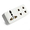 เต้ารับอะแดปเตอร์อเนกประสงค์ 3ขา 1ช่อง + 2ขา 2ช่องคู่ DATA รุ่น ADAPTER UNIVERSAL 1