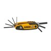 ประแจหกเหลี่ยมพับได้ DEWALT 8 ขนาด รุ่น DWHT0-70263