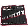 ชุดประแจปากตาย 2 ข้าง 10 ชิ้น ซองผ้า FORCE รุ่น 51025C
