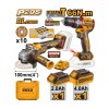 ชุดสว่านกระแทก+เจียร 4" 20V-BL INGCO รุ่น CKLI2027310 (COMBO SET)