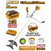 เครื่องตัดหญ้าสะพายบ่าไร้สาย INGCO รุ่น 40V-BL (ชุดแบต 4.0AH*2)