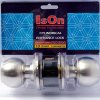 ลูกบิดจานเล็กห้องทั่วไป สเตนเลส ISON รุ่น 8012-SS