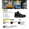 รองเท้านิรภัยหุ้มข้อ SAFETY JOGGER รุ่น FUJI ระดับ S3S สีดำ ขนาด 37-46
