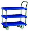 รถเข็นพลาสติก 3 ชั้น รับน้ำหนัก 200 กก. JUMBO รุ่น NP-230