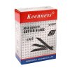 ใบมีดคัตเตอร์ KEENNESS สีดำ (10ใบ/แพ็ค) รุ่น D1022 9มม./D1023 18มม.