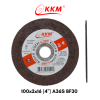 แผ่นตัดเหล็ก KKM A36SBF30 100x2x16 (4")