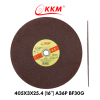 แผ่นตัดเหล็กป้ายทอง KKM A36PBF30G 405x3.5x25.4 (16")