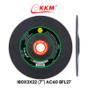 แผ่นเจียรเหล็กอ่อนตัว KKM AC60BFL27 180x3x22 (7")