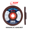 แผ่นเจียรเหล็ก KKM A24QBF27 100x6x16 (4")