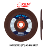 แผ่นเจียรเหล็ก KKM A24QBF27 180x6x22 (7")