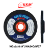 แผ่นเจียรสแตนเลส KKM WA24QBF27 100x6x16 (4")