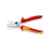 กรรไกรตัดสายไฟแบบคมตัดคู่ KNIPEX