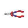 คีมรวมปากแหลม เคลือบดำ ด้ามหนา KNIPEX รุ่น 08 22 145 (มีขนาด 145/185 มม.)