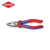 คีมอเนกประสงค์เคลือบดำ ด้ามพลาสติกหนา KNIPEX รุ่น 03 02 180