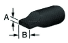 ดอกไขควงปากแบน 1.2X10X52 MAKITA รุ่น MP000610