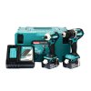 ชุดคอมโบเครื่องมือไฟฟ้าไร้สาย MAKITA 18V DHP484Z+DTD171Z พร้อมแบต 2 ก้อนและกล่อง MAKPAC รุ่น DLX2315J