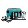 ชุดแบตเตอรี่ MAKITA BL1860B X4 + DC18RD + กล่องเครื่องมือ รุ่น MKP3PG184
