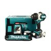 บล๊อกไร้สาย MAKITA 1/2" 18V+สายสะพาย รวมชุดแบต รุ่น DTW1002JX3