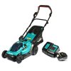 รถเข็นตัดหญ้าไร้สาย MAKITA 18V 330MM พร้อมแบตและแท่นชาร์จ รุ่น DLM330SF