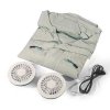 เสื้อแจ็คเก็ตพัดลมไร้สาย MAKITA 18V ผ้าโพลีเอสเตอร์ ไซส์ L รุ่น DFJ206ZL