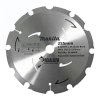 ใบเลื่อยฟันเพชร PCD MAKITA ตัด FIBER CEMENT 10"(255MM) 6T