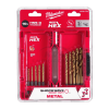 ชุดดอกเจาะเหล็กไทเทเนี่ยม MILWAUKEE Red Hex HSS-G Titanium (10ดอก) รุ่น 48-89-4859