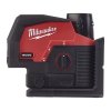 เลเซอร์วัดระดับและวางแนวดิ่ง (ตัวเปล่า) MILWAUKEE รุ่น M12CLLP-0C