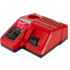 แท่นชาร์จแบตเตอรี่ โวลต์ MILWAUKEE 12-18 (M12-18CSA/M1218C)