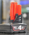 แบตเตอรี่ MILWAUKEE 12 โวลต์ 4.0 แอมป์อาว รุ่น M12B4