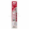 ใบเลื่อยซอว์ซอลตัดเหล็ก MILWAUKEE 6" TORCH Ice Hardened 10 TPI (5 ใบ) รุ่น 48-00-5712