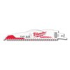 ใบเลื่อยซอว์ซอลตัดไม้ MILWAUKEE 6" AX 5 TPI (5 ใบ) รุ่น 48-00-5021