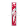ใบเลื่อยซอว์ซอลตัดไม้ MILWAUKEE 6" AX 5 TPI (5 ใบ) รุ่น 48-00-5021