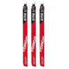 ใบเลื่อยไนตรัสคาร์ไบด์ MILWAUKEE 7TPI ยาว 12 นิ้ว (แพค 3 ชิ้น) รุ่น 48-00-5363 รุ่น TORCH