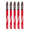 ใบเลื่อยไนตรัสคาร์ไบด์ MILWAUKEE 7TPI ยาว 12 นิ้ว (แพค 5 ชิ้น) รุ่น 48-00-5563 รุ่น TORCH