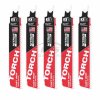 ใบเลื่อยไนตรัสคาร์ไบด์ MILWAUKEE 7TPI ยาว 6 นิ้ว (แพค 5 ชิ้น) รุ่น 48-00-5561 รุ่น TORCH
