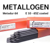 ลวดเชื่อมพอกผิวแข็ง Metallogen Metadur 64   DIN 8555: E 10 – UM – 65 – Z,    EN 14700: E Fe 16