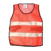 เสื้อสวมตาข่ายสีส้ม แสงขาว 2แถบ PROTAPE รุ่น SM421
