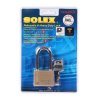 กุญแจคล้องทองเหลือง SOLEX รุ่น R40 L PREMIUM