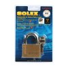 กุญแจคล้องทองเหลือง SOLEX รุ่น R55 PREMIUM