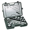 ชุดลูกบ็อก 12 เหลี่ยม STANLEY 19 ชิ้น 3/4 และ 1 นิ้ว รุ่น 89-133