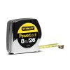ตลับเมตร POWERLOCK 8 เมตร STANLEY รุ่น 33-428-20-159