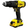 สว่านกระแทกไร้สาย Stanley 20V แบตเตอรี่ 2.0Ah พร้อมชุดดอกสว่าน 100 ชิ้น รุ่น SCD711D2KA-B1