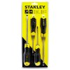 ไขควงปากแบน-ปากแฉก Stanley 4 ชิ้น/ชุด #STMT65199-8