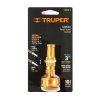 หัวฉีดเกลียวตรงทองเหลือง TRUPER 3 นิ้ว รุ่น CHMA-3