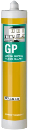 WACKER GP ซิลิโคน ซีลแลนท์ ชนิดมีกรด สีใส,สีขาว,สีดำ