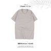 เสื้อยืดคอกลมสีพื้น Unisex สีควันเพลิง