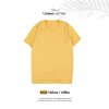 เสื้อยืดคอกลมสีพื้น Unisex สีเหลือง