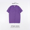 เสื้อยืดคอกลมสีพื้น Unisex สีม่วงกลาง