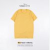 เสื้อยืดคอกลมสีพื้น Unisex สีเหลืองหม่น