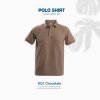 เสื้อโปโลคอปกแขนสั้น สีChocolate